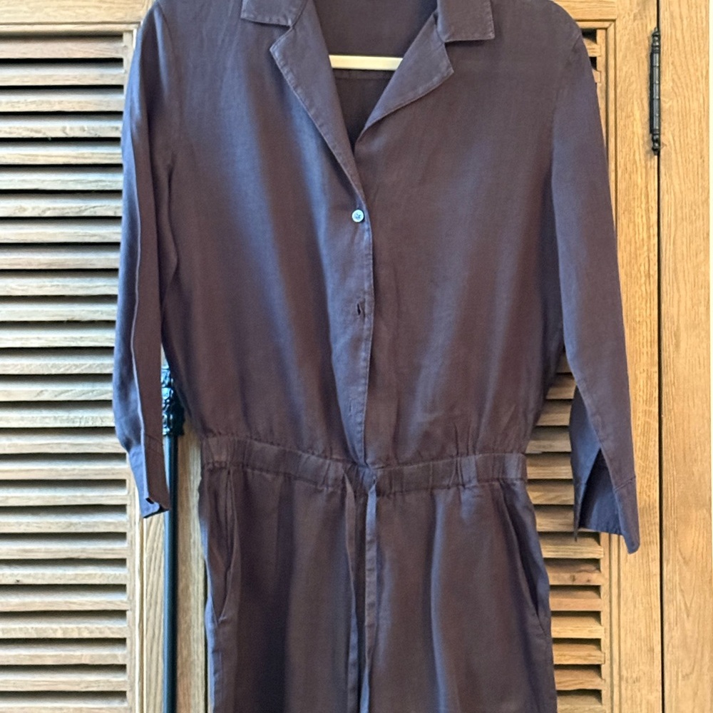 James Perse linen romper